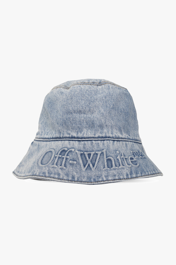 Blue Denim bucket hat Off Biname fmedShops Ukraine White men polo shirts robes wallets clothing caps box footwear